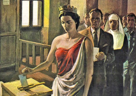 2-3 giugno 1946, Repubblica e Democrazia Cristiana per l’Italia