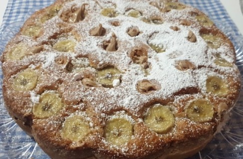 Torta morbida alle banane e cioccolato, un mix delizioso