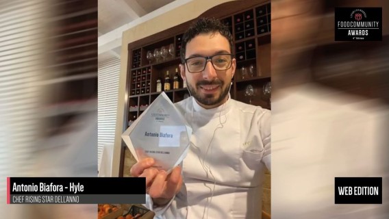 “Sorpresa dell'anno” 2021 è lo chef Antonio Biafora
