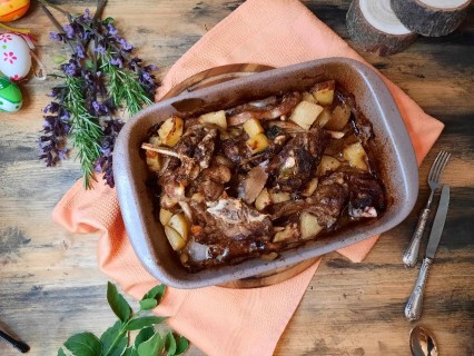 Costine di capretto con patate al forno, un secondo tipicamente pasquale