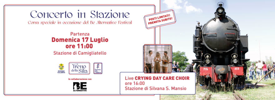 Viaggio tra i boschi della Sila e concerto in stazione per il Be Alternative Festival