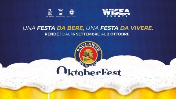 OktoberFest Calabria, la terza edizione a Rende dal 16 settembre